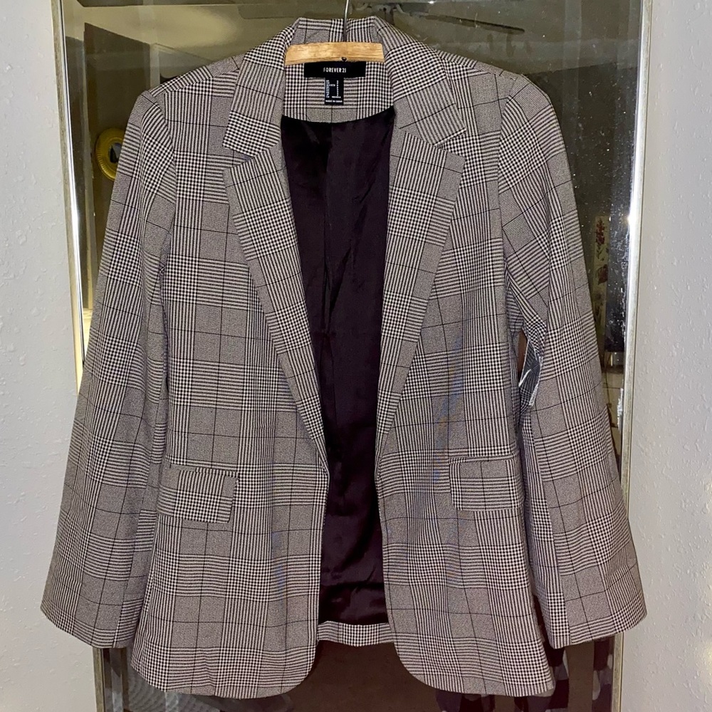 Plaid Blazer
